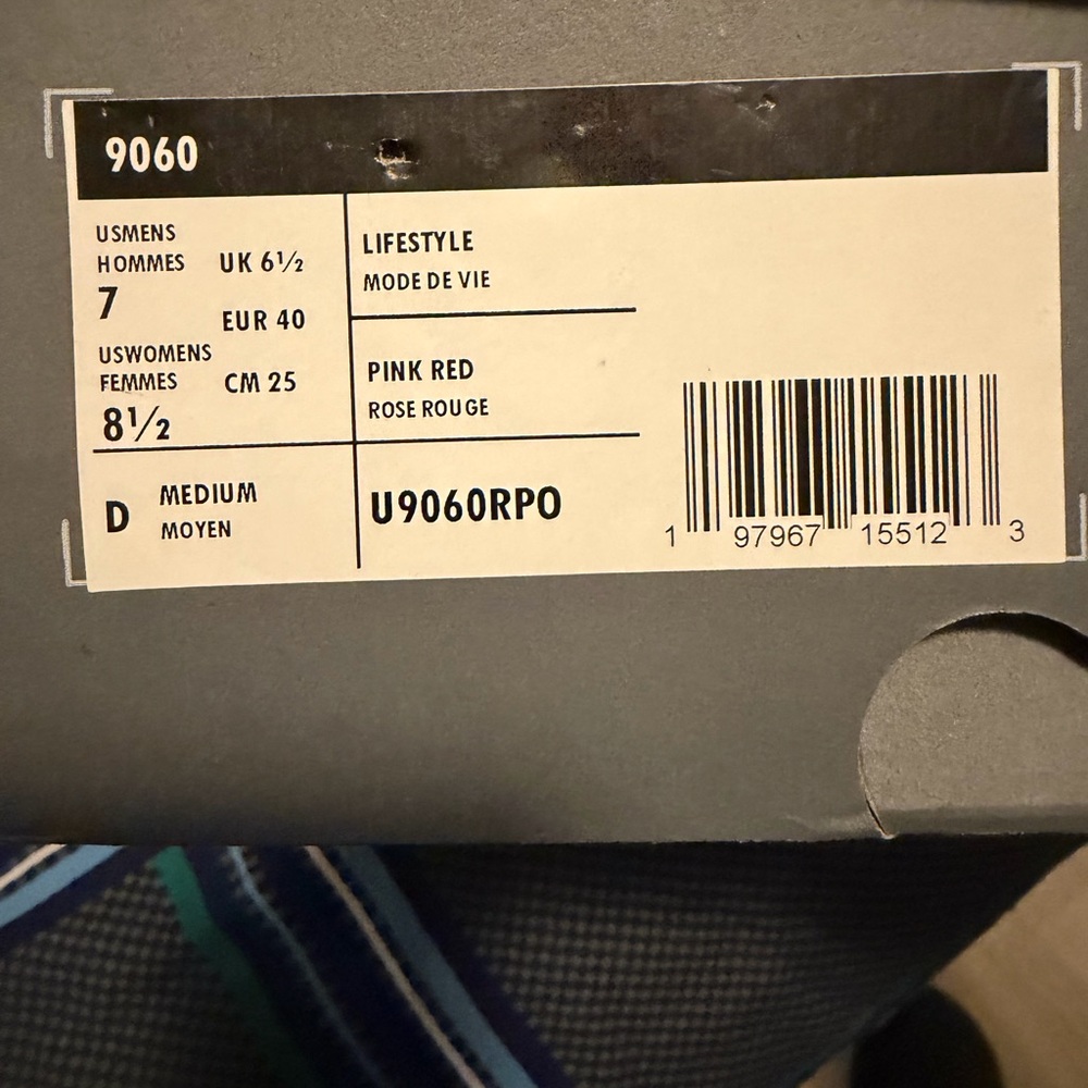 New Balance Purple and Pink Sneakers with Blue Accents - Picture 5 of 5